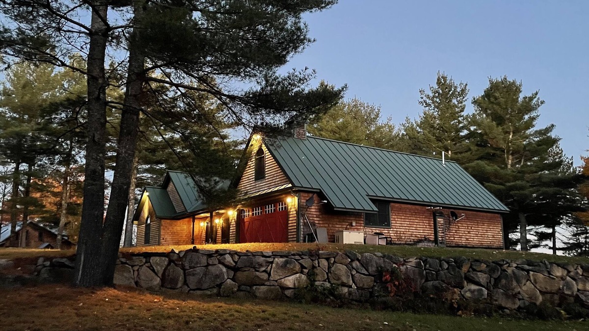 Cornville House | Tranquil country home retreat in Maine.