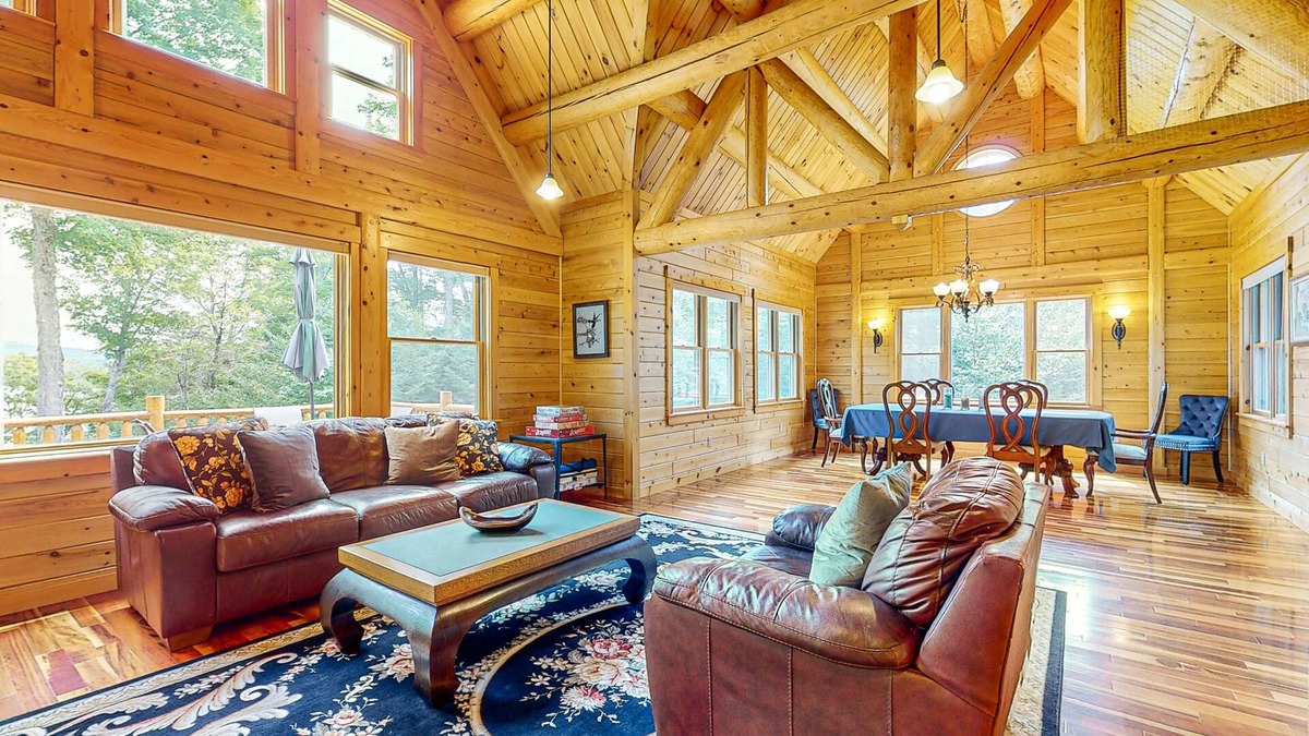 Greenville House | Tranquil Haven | Secluded waterfront house with sauna, dock, kayaks, canoe, gym