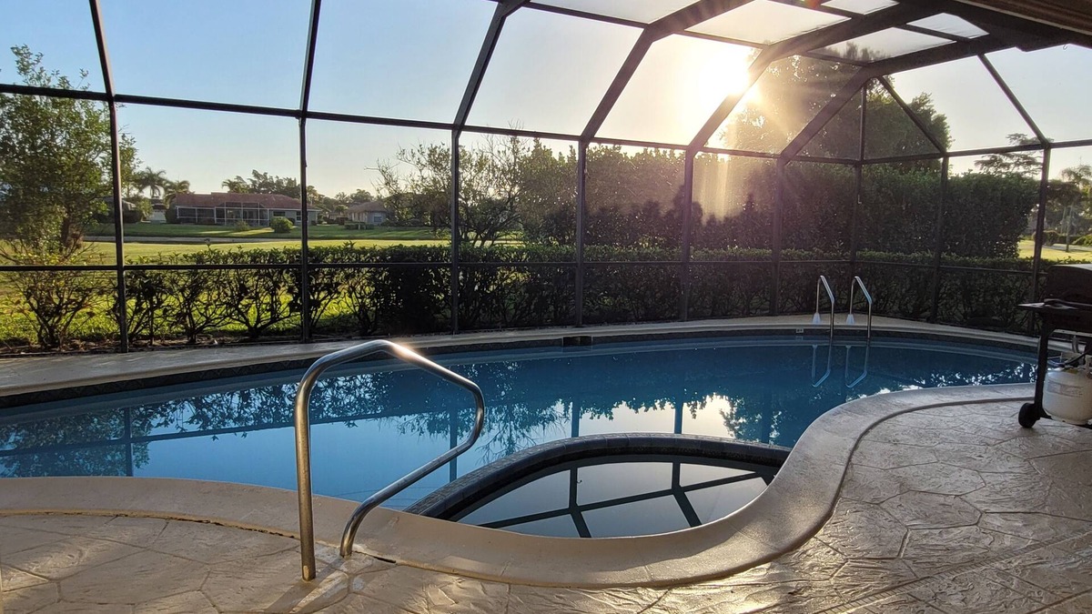 Lely Golf Estates House | Tranquil Home with Private Pool with Golf Course view in Lely Area