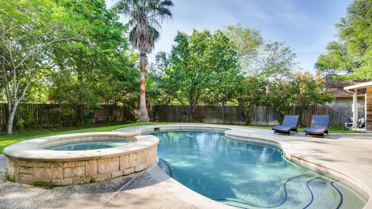 Round Rock House | Tranquil Round Rock Escape - Heated Pool and Spa