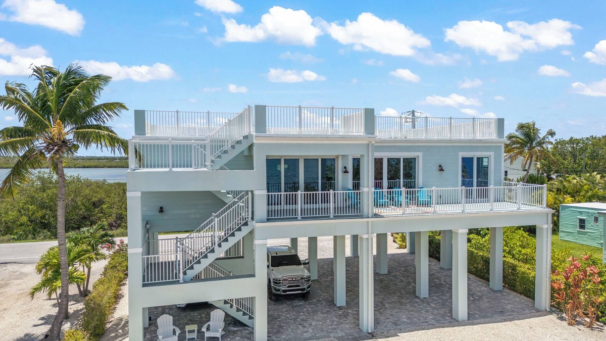 Little Torch Key House | Tranquility Bayview House-Ocean Front with boat basin and boat ramp