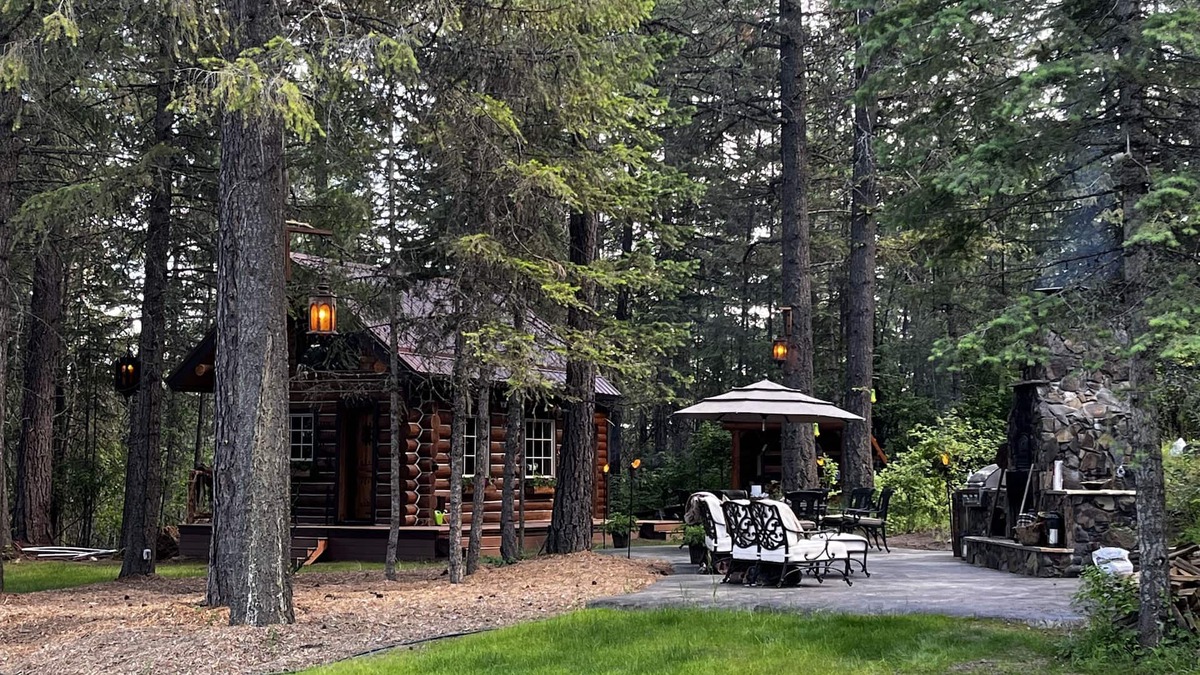 Bonner County Cabin | Trappers Cabin, Tiny home, Romantic get away