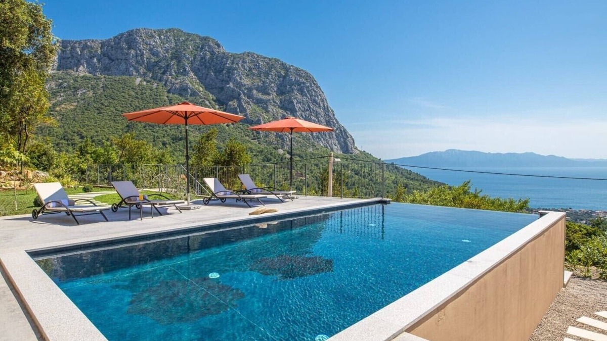 Zaostrog Villa | Traumvilla in der Natur, mit großem PRIVATEN Garten, Meerblick, Swimmingpool…