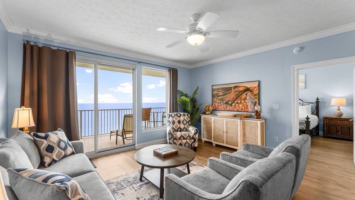 Lower Grand Lagoon Condo | TREASURE ISLAND AVAILABLE NOW! INCLUDES BEACH CHAIR SET UP! 2/2 SLEEPS 8!