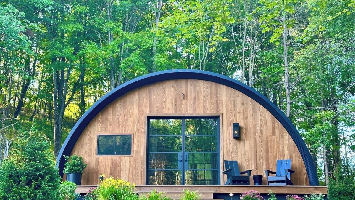 Newtonville House | Treat yourself at the stunning June Farms Wellness Huts!