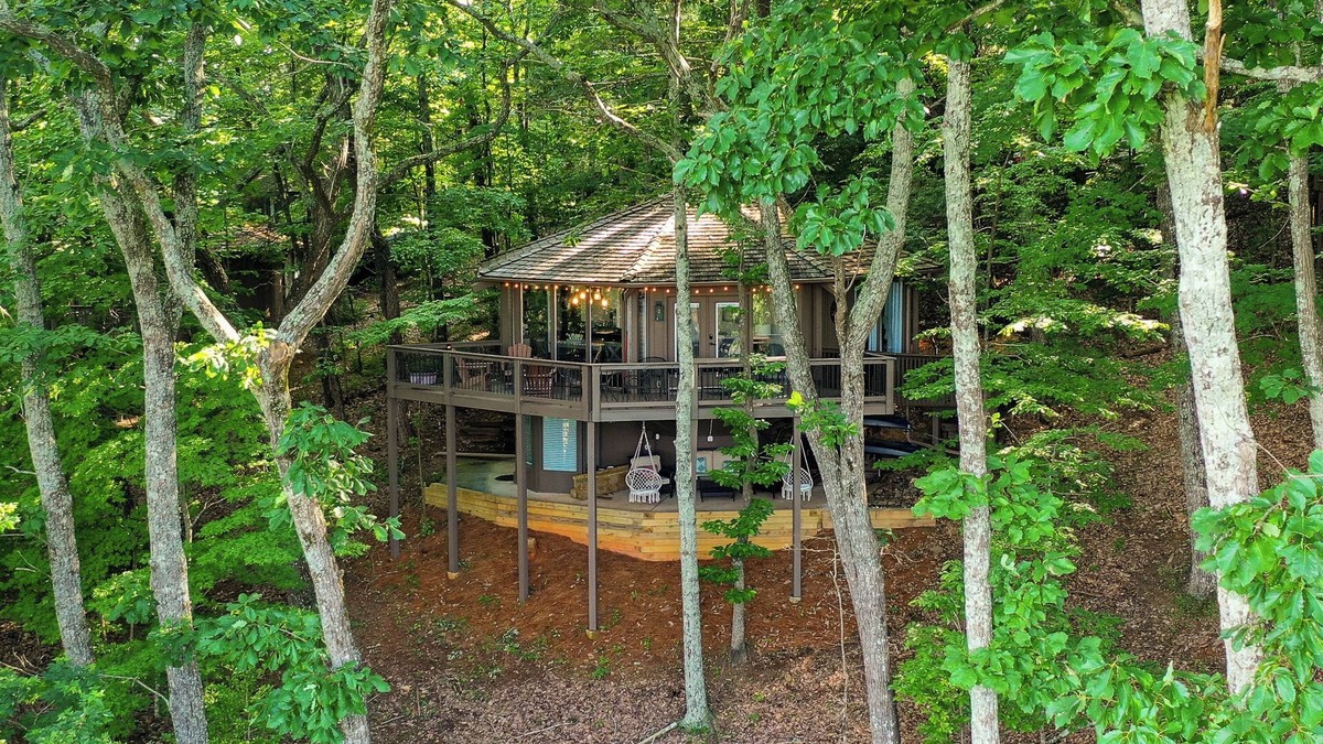 Big Canoe House | Treetop Getaway with AMAZING lake views!
