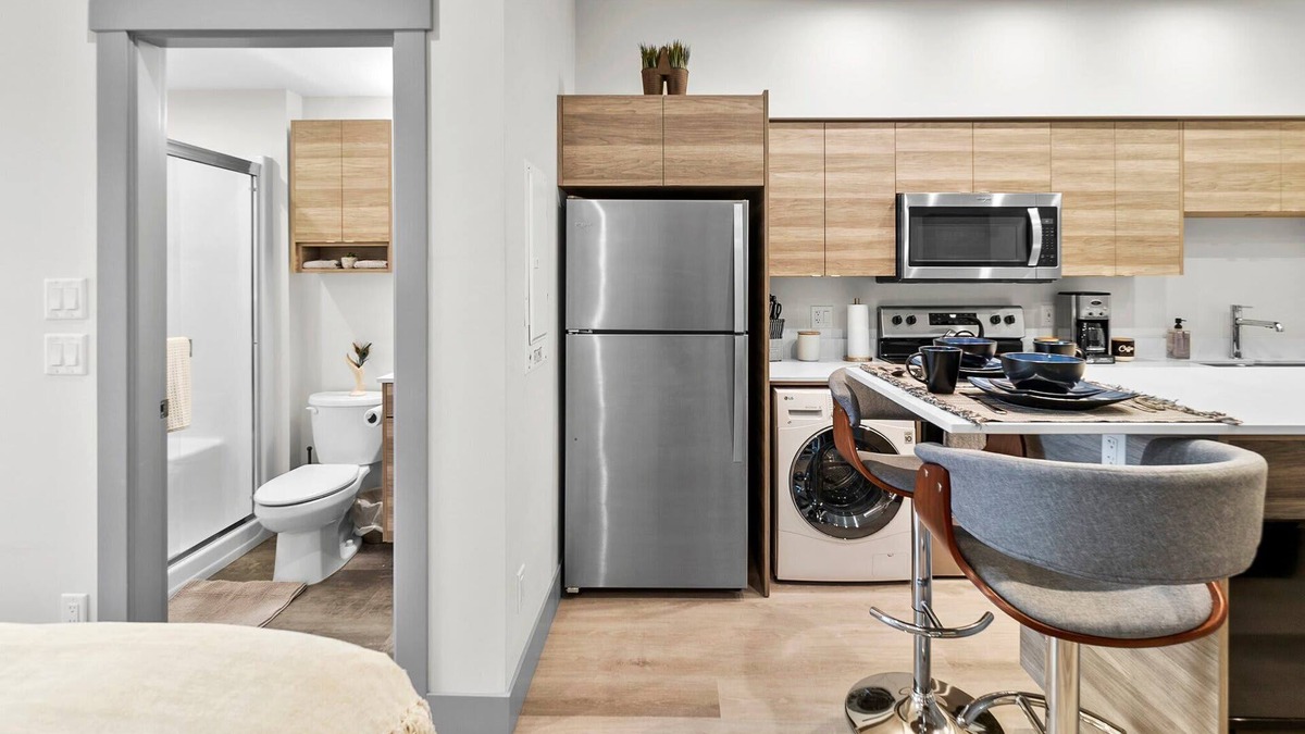 Vernon Apartment | Trendy Studio, Mountain Views, Close to Ski Hill!