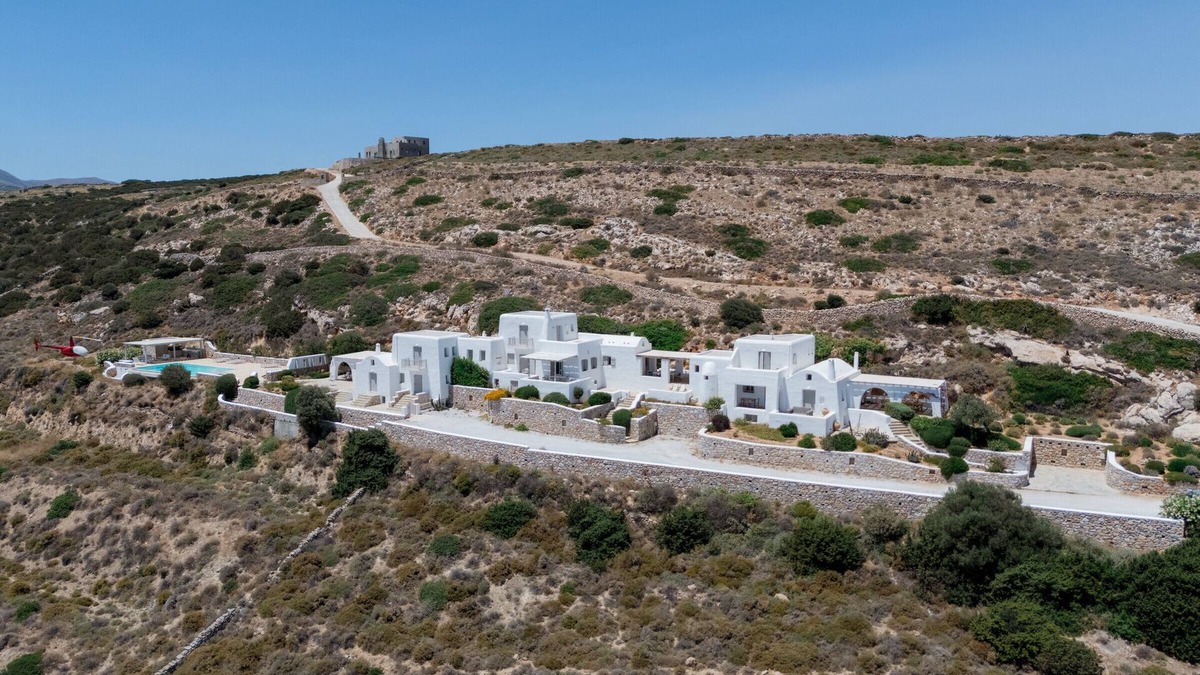Paros Villa | Triad Villas · Panoramic three villa complex with