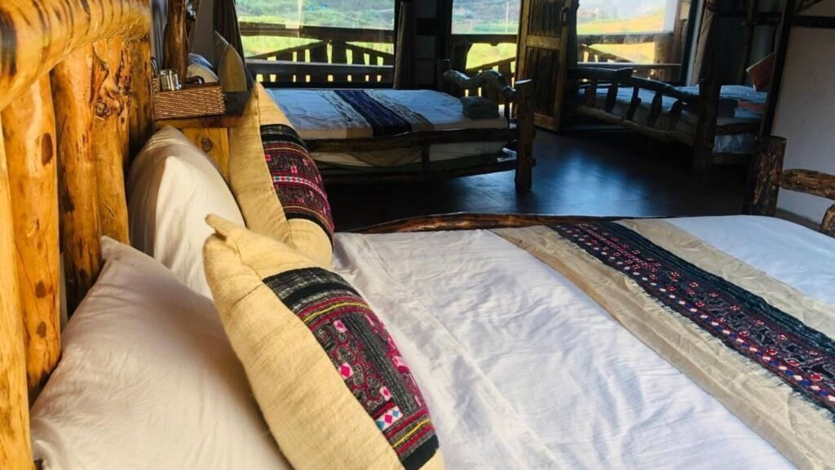 Meo Vac Bed & Breakfast | Triple Room with Private Bathroom - O'Chau Meo Vac Homestay