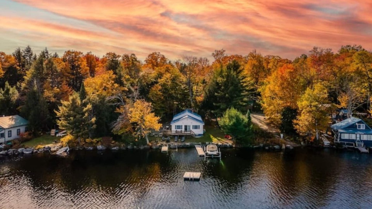 East Corinth House | True lakefront living on Boyd Lake, Maine. Luxury on the lake for all to enjoy.