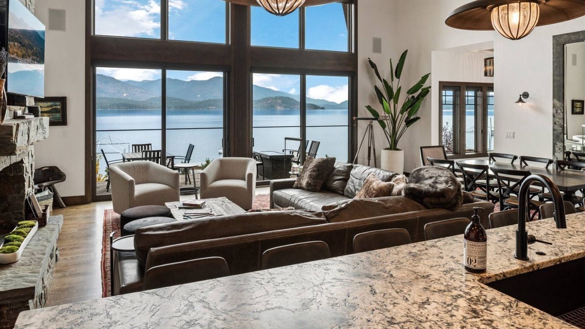 Sandpoint House | Truly Exceptional Waterfront Luxury w/Hot Tub, Dock, Kayaks