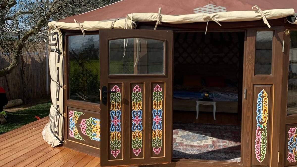 Campo Di Carne RV Rental | Try an experiential holiday in a real Mongolian Yurt! Amazing!