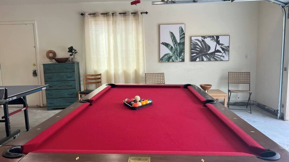 Desert Hot Springs House | Tulum Vibes in Desert Boho Hideout Pool Spa