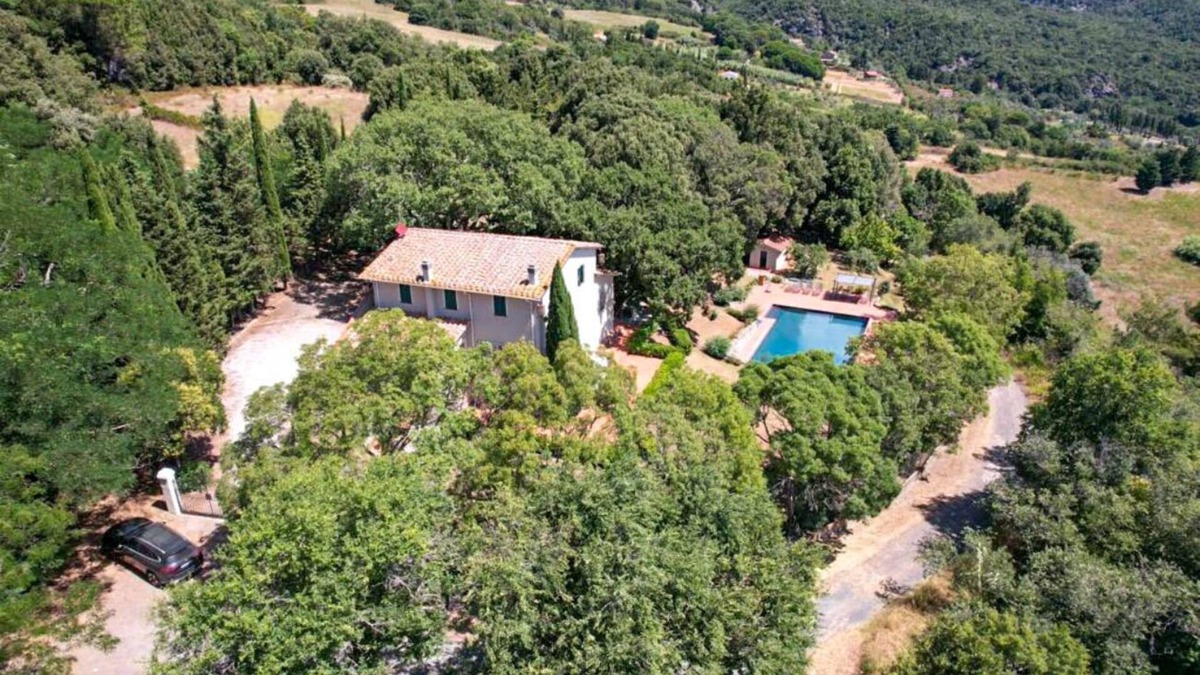 Riparbella Villa | Tuscan villa hill and sea view 10 minutes from the beach with pool, park privacy