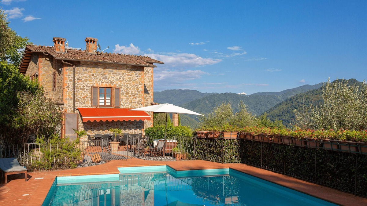 Bagni di Lucca House | Tuscan Villa with Panoramic Views & Private Pool