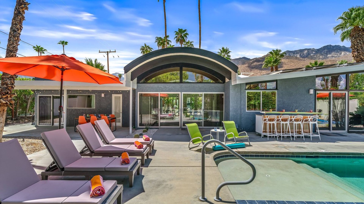 Twin Palms House | Twin Palms Midcentury - Luxury Desert Escape: Stunning Views & Resort-Style Amenities