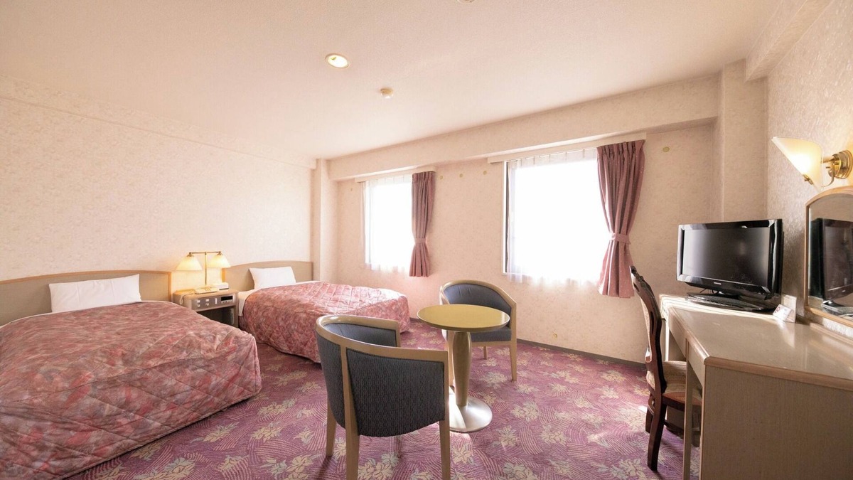 Miyakonojo Hotel | Twin Smoking Room without meals/Miyakonojo Miyazaki