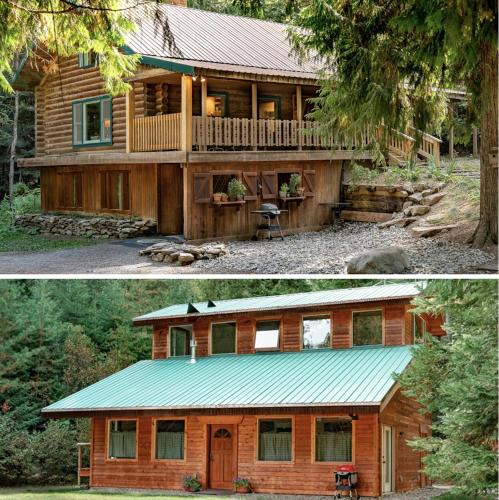 Blanchard House | Two Adjacent Cabins near Silverwood with Vintage Ice Cream Parlor & Movie Theater