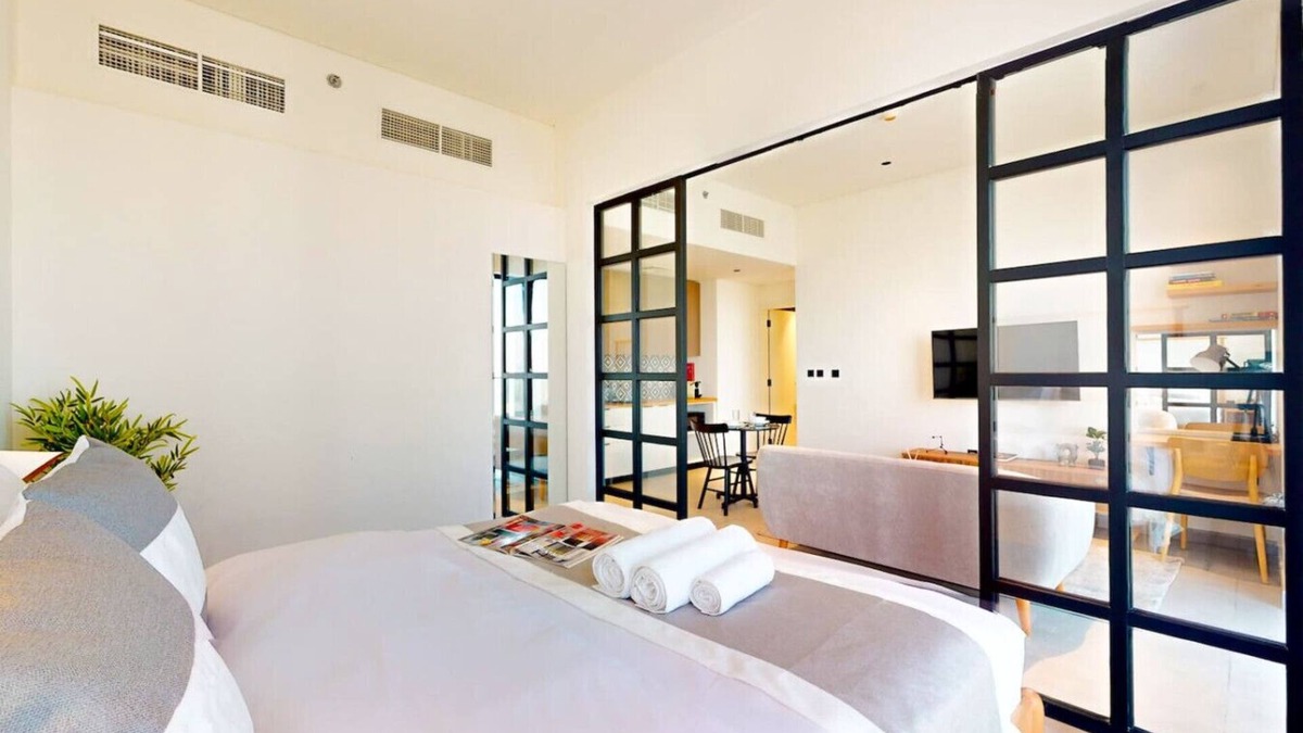 Jumeirah Village Triangle Apartment | Two Bedroom: Modern and Chic with Balcony