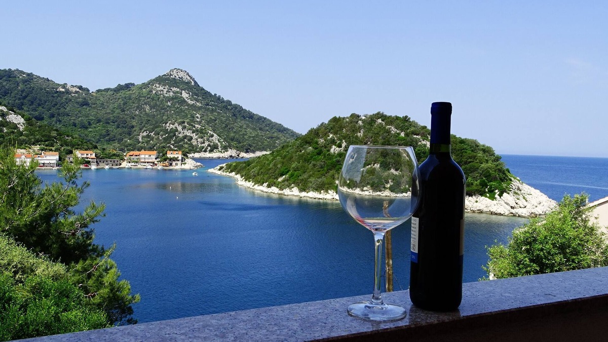 Zaklopatica Apartment | Two bedroom apartment with balcony and sea view Zaklopatica, Lastovo (A-12452-a)