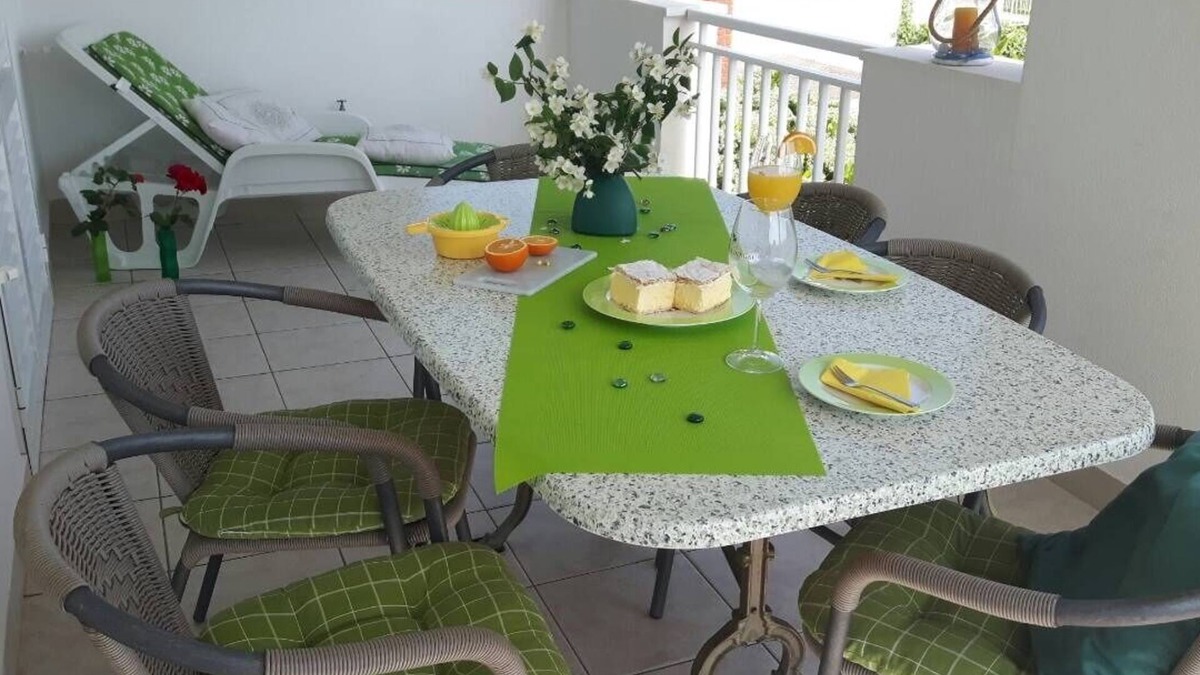 Orebic Apartment | Two bedroom apartment with terrace and sea view Orebić, Pelješac (A-4536-a)