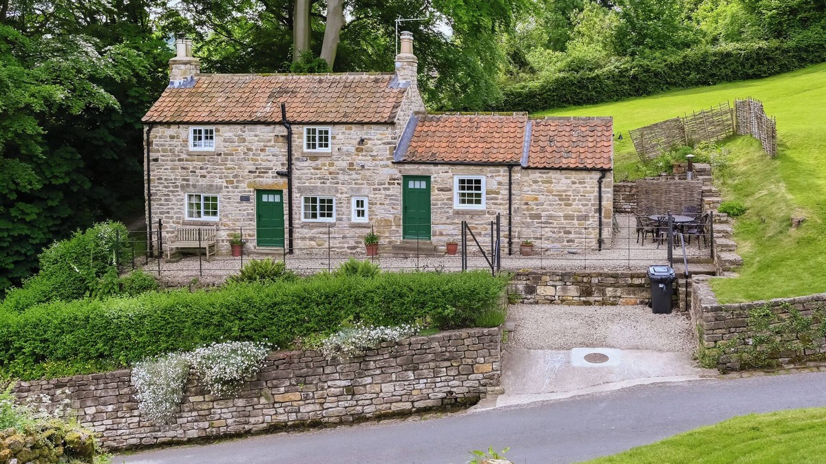 Hawnby Cottage | Two bedroom cottage packed with character with stone floors and wood burner.