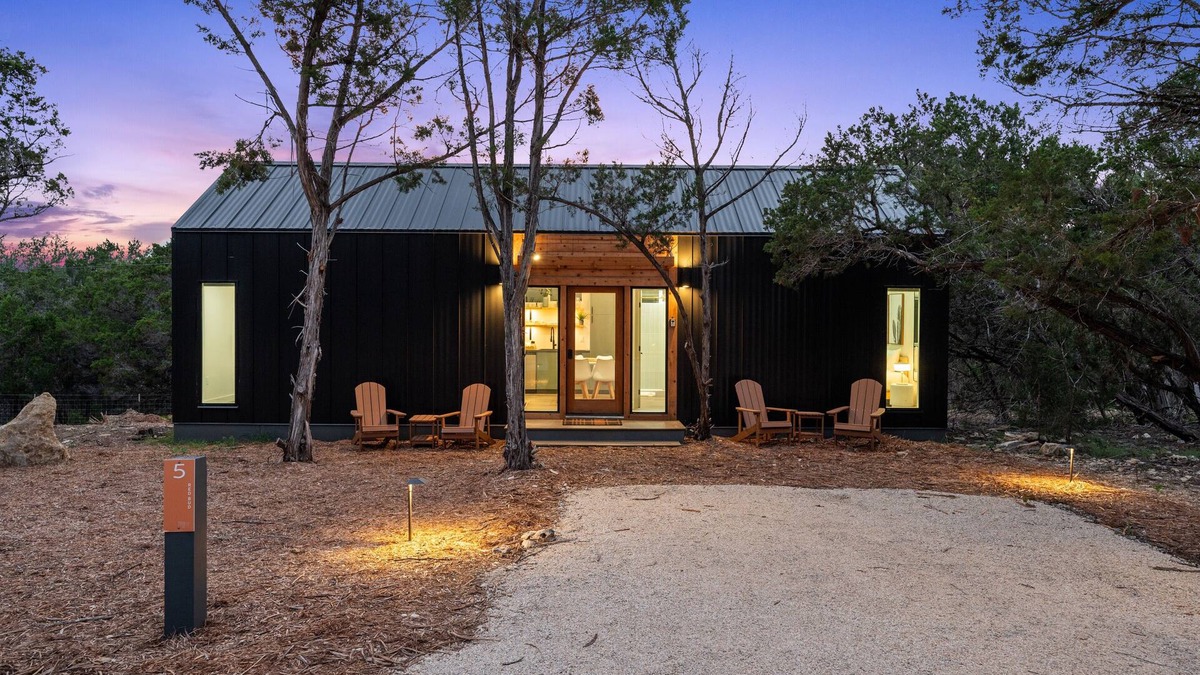 Wimberley Cabin | Two Bedroom Modern Tiny Home at The Cedars Ranch
