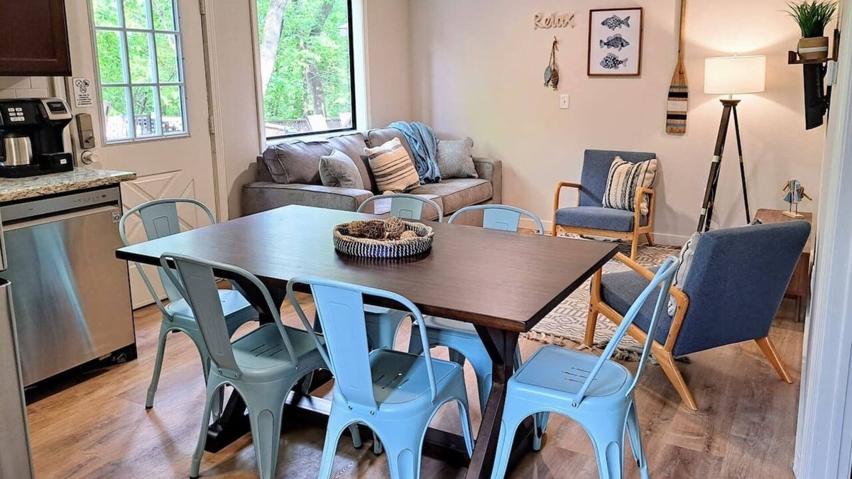 Indian Point Cabin | Two cabins in one! Family getaway near SDC & Lake!