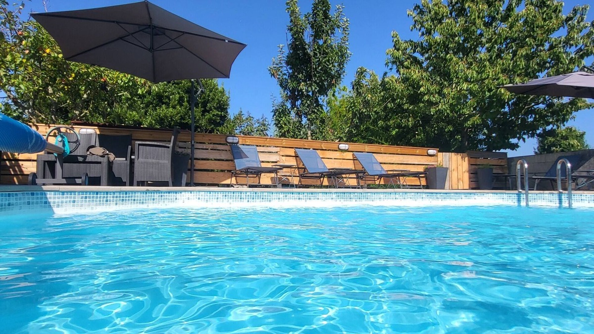 Bazoges-en-Pareds Cottage | Two gites located side by side in a medieval village with heated pool sleeps 7/8