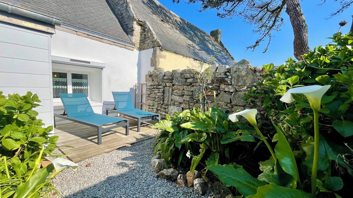 Quiberon House | Ty Camelia-Draps included-4p-Wifi-Enclosed garden