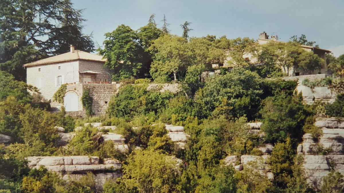 Labeaume House | Typical house with superb view of village, river 300 metres away