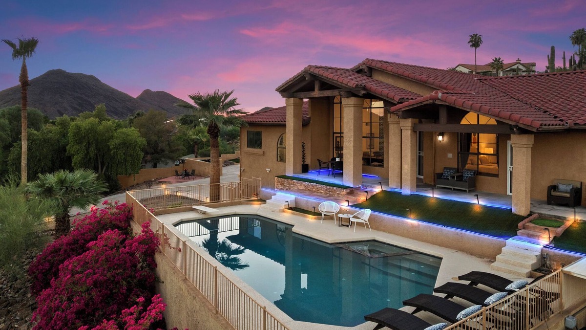 Deer Valley House | Ultra Luxury Mansion on Mountain! Unbeatable Sunset Views Overlooking Phoenix!