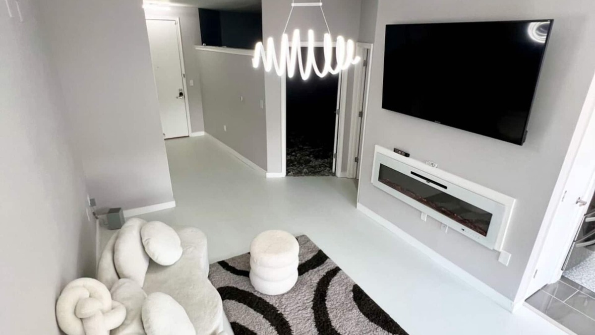 West End Condo | Ultra modern stylish LOFT close to everything! Parking, balcony, fireplace, Wifi