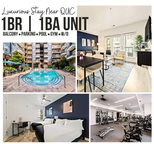 Cherry Apartment | Unique 1BD - 5 Min DT, Gym, Parking, W-D - Sleeps 6