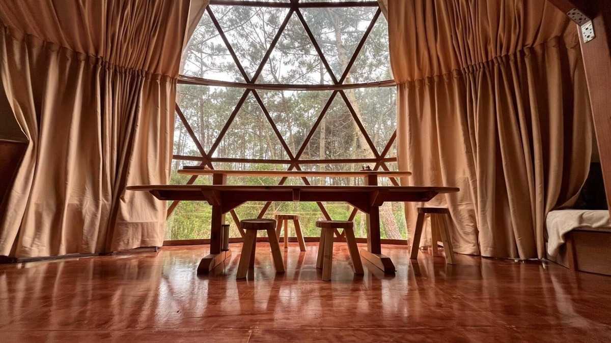 Sao Joao das Lampas RV Rental | Unique Geodesic Dome in a Beautiful Natural Park