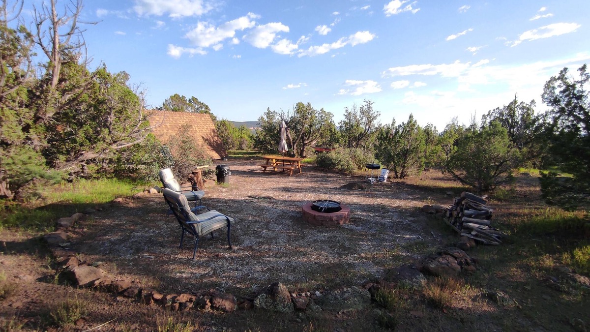 Seligman Cabin | Unique hidden A-frame cabin in nature on 40 acre private land.