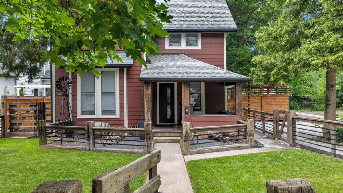 Old Town West House | Uniquely Modern Old Town Gem with Hot Tub, Uniquely Modern Old Town Gem with Hot Tub