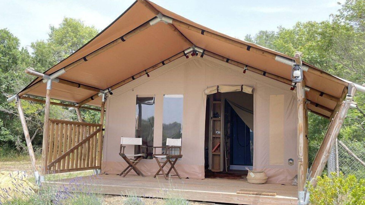 Scansano Apartment | Unit-Deluxe-Private Bathroom- Tenda Lusso Bagno Comet