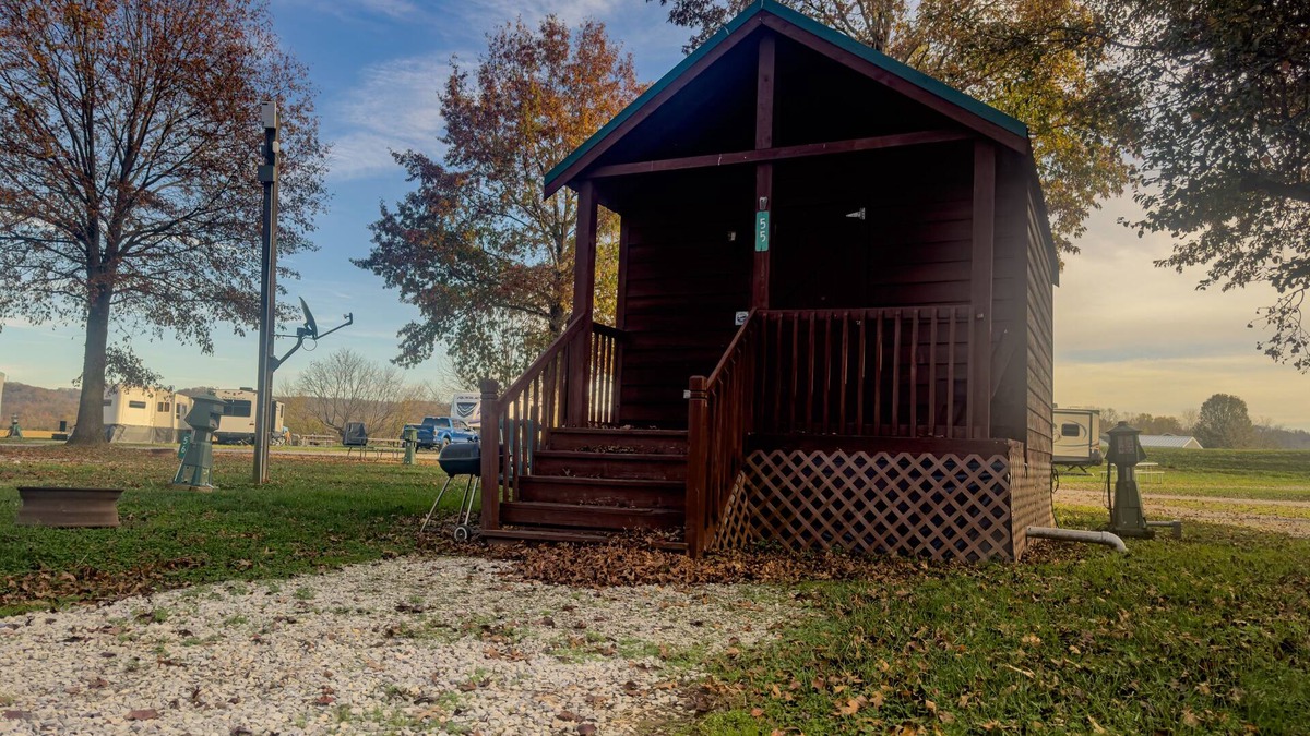 Rising Sun Cabin | Unplug & Reconnect: Riverside Camping, Kid-Friendly Fun & Modern Amenities