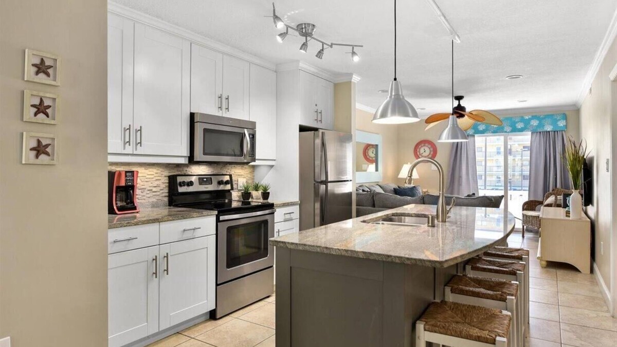 Midtown Ocean City Condo | Updated 2 Bedroom in Tiffanie By The Sea With Outdoor Pool, Steps to the Beach!