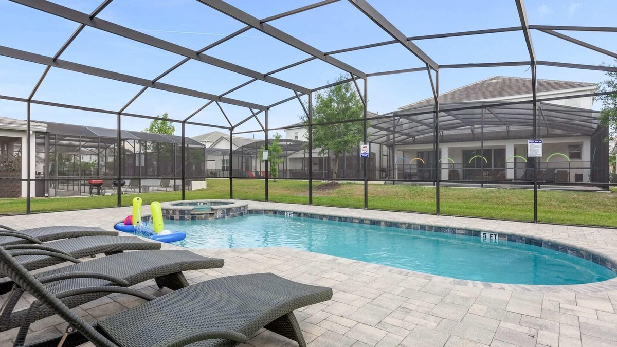 Kissimmee House | Upstay: Sonoma Resort Home w Patio & BBQ—Sleeps 26