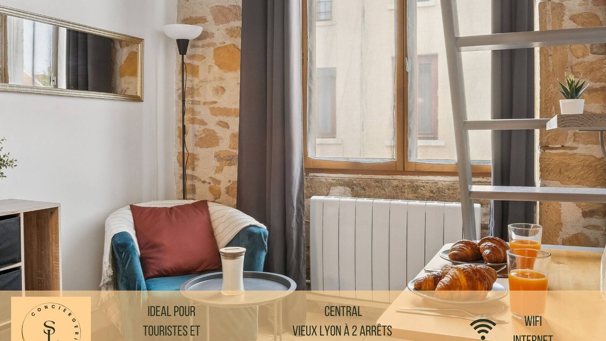 Vaise Apartment | Urban'Mezza Spot - Lyon Valmy - Wifi & Metro
