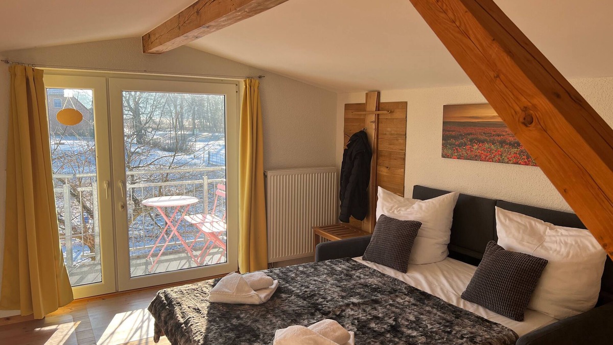 Dobbin-Linstow Apartment | Urlaubsspaß zu Zweit Natur pur Landidylle - Sattelkammer