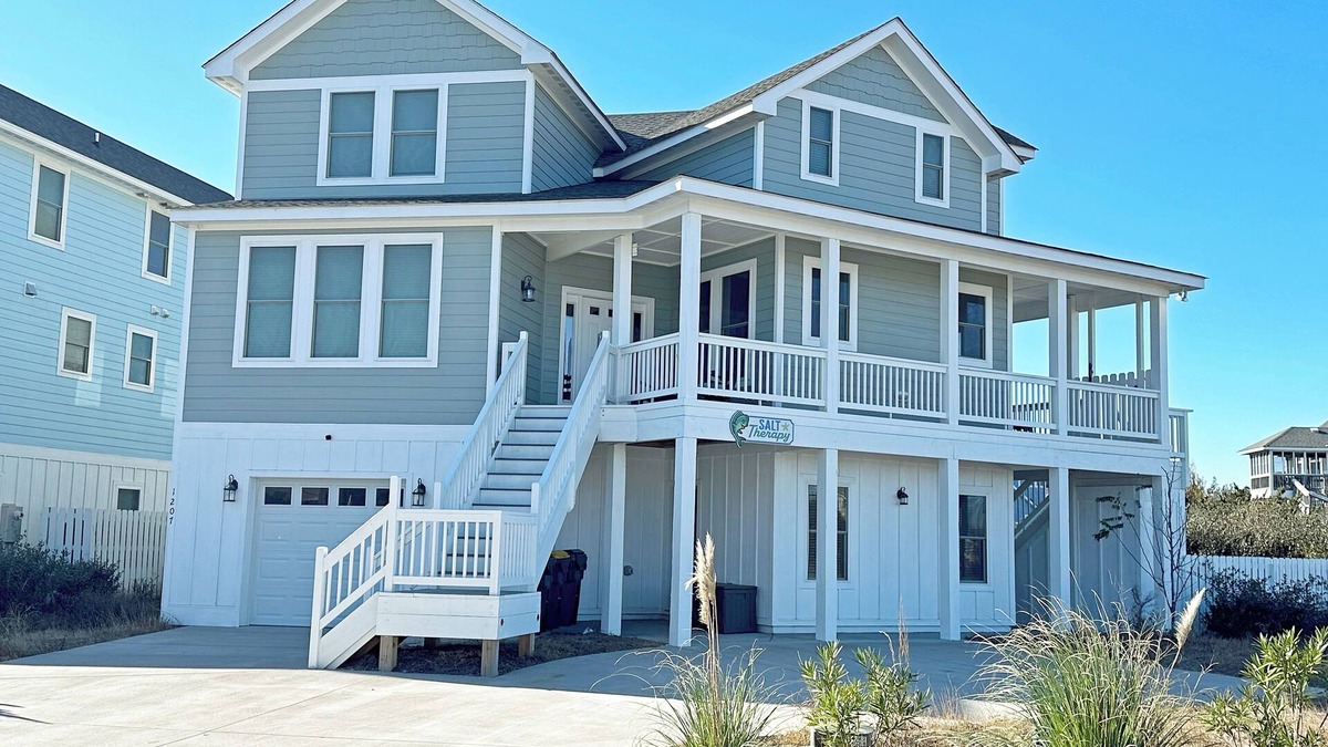 Ocean Hill House | V1207 - Salt Therapy, oceanside, 6 br, 4.5 ba, pool, hot tub, and cabana.
