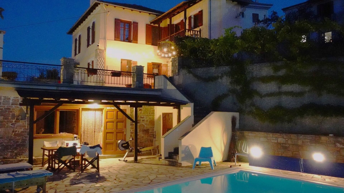 Zagora House | Vacation home in Zagora, 500 m above the sea with great views and private pool