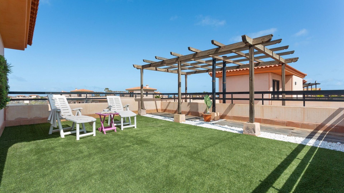 La Oliva Apartment | Vacation 'Punta Calma' with Sea View, Shared Pool and Wi-Fi