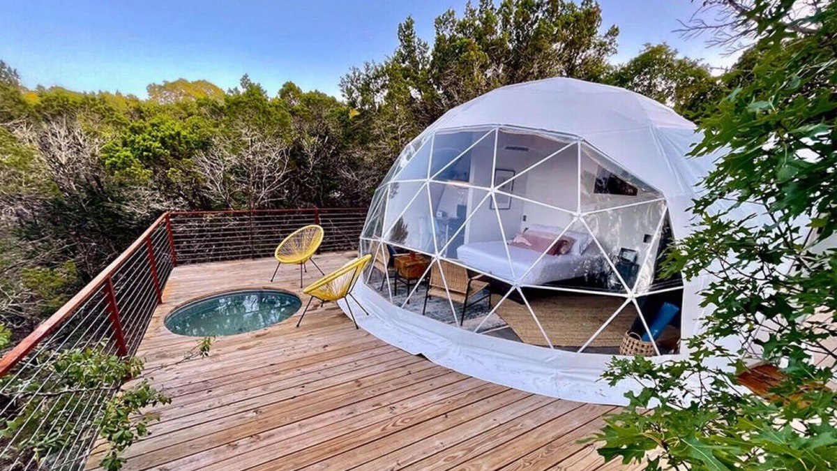Oatmeal Apartment | Vagary: Luxury Glamping in Treetop Dome + Dip Pool