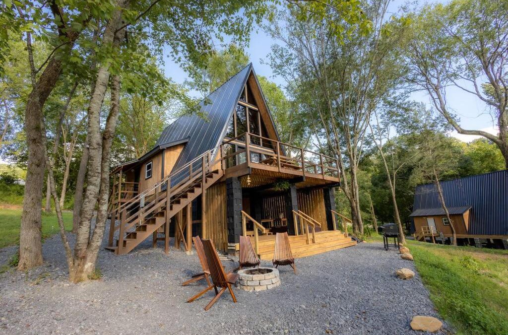 Cosby House | Valhalla Cabins AFrames with hot tubs & sauna
