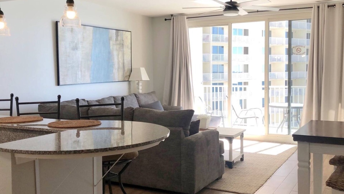 Panama City Beach Condo | Very Elegant 2 BR, incl Private Bunk, 2 full BA & Assigned Parking on 3rd floor