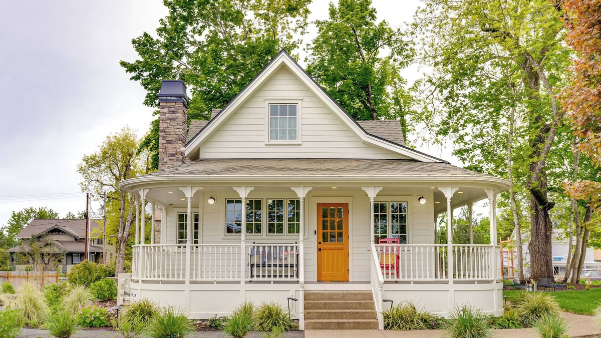 Stayton House | Victorian farmhouse with wraparound porch